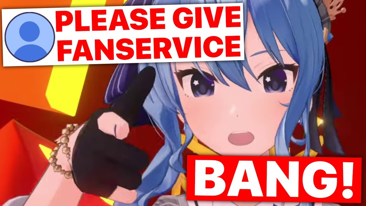 Ask For Fanservice & Sui-chan's Response Is To Shoot You (Hoshimachi Suisei /Hololive) [Eng Subs]
