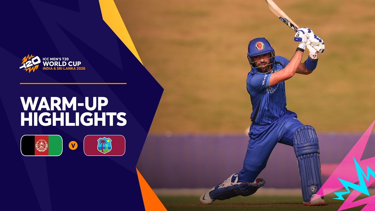 Afghanistan hold off West Indies | Match Highlights | T20 World Cup 2026 Warm-ups