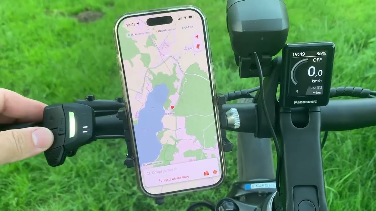 Panasonic GXM 501 &mdash; nawigacja z iPhone'a na ekraniku e-bike'a. Parowanie krok po kroku (Dukt)