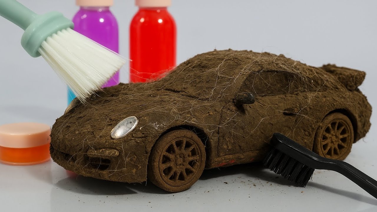 Super-Realistic ASMR Car Wash💦🚗 | Dirty Porsche 911 Found After Off-Roading😱