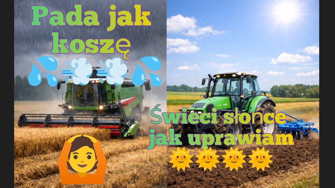 Zwariuję zaraz!!! 🤯🤯🤯 Pogoda mnie wykończy. Fendt 8400 Pal, Agrotron 200. Mini serial #4
