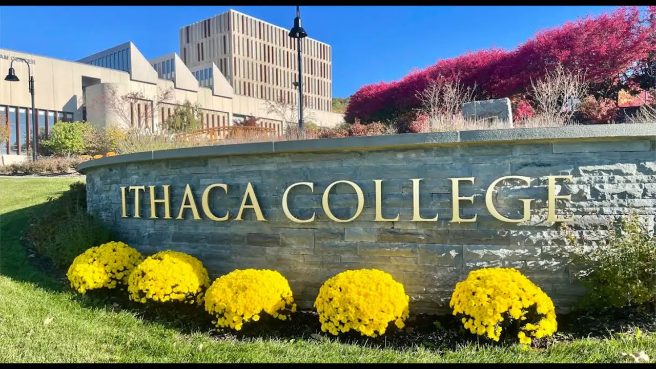 DRIVE TOUR 🚗 | Ithaca College, New York State | CAMPUS TOUR 🇺🇸
