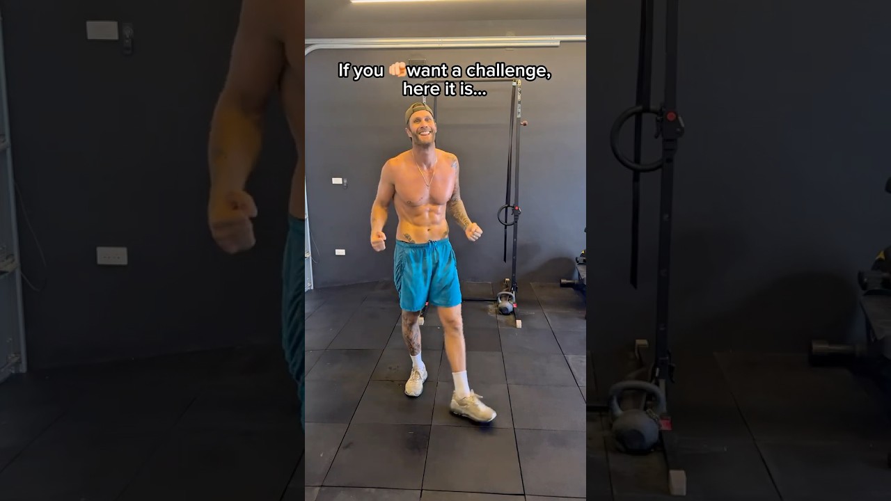 EMOM CHALLENGE 🔥 BURPEE VARIATIONS.  #homeworkout #burpees #fitnesschallenge #dadbod  #homeworkout