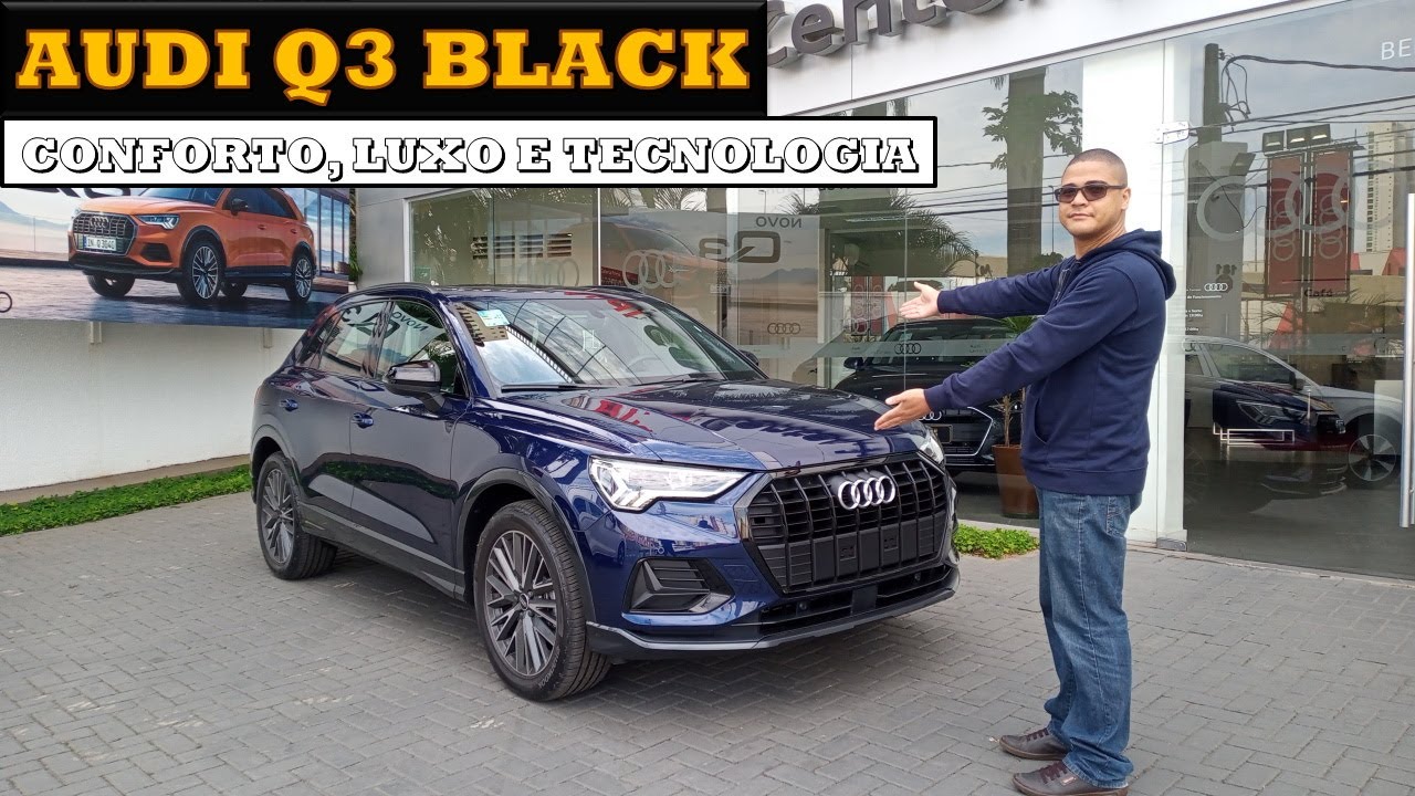 AUDI Q3 BLACK 2021 EM DETALHES