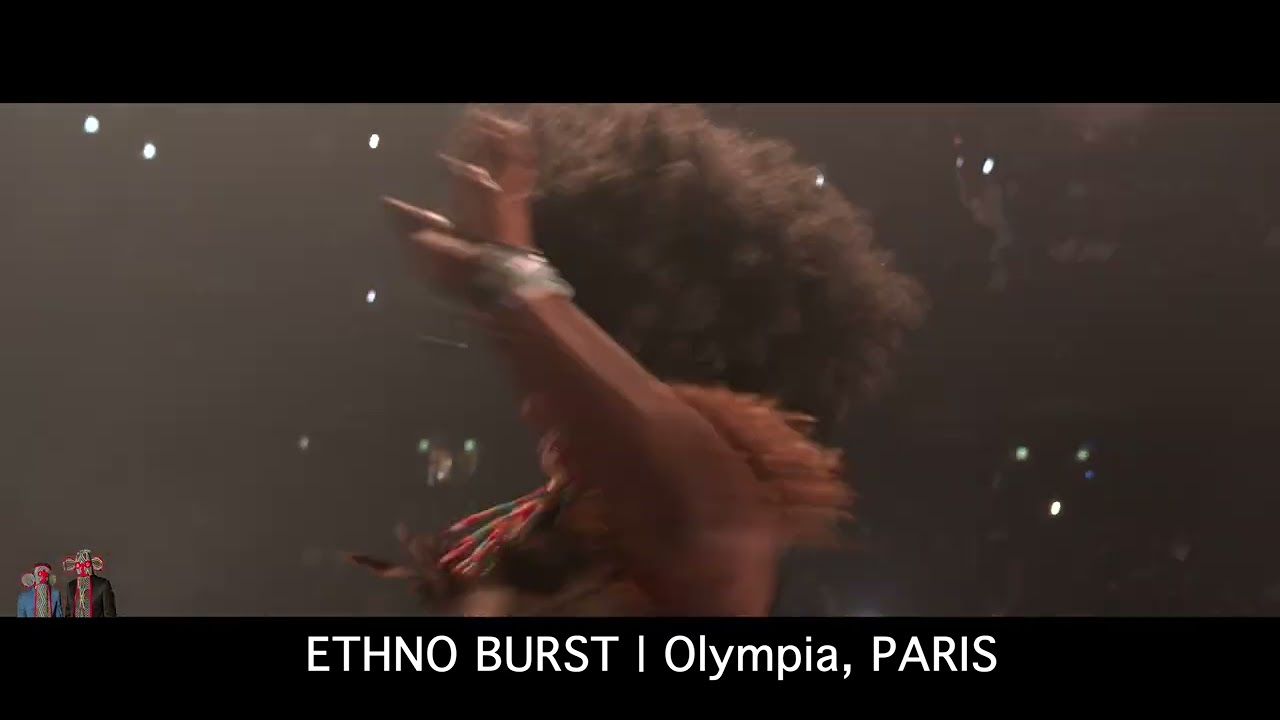 Ethno Burst live at the Olympia Paris. Saturday 19th april 2025.