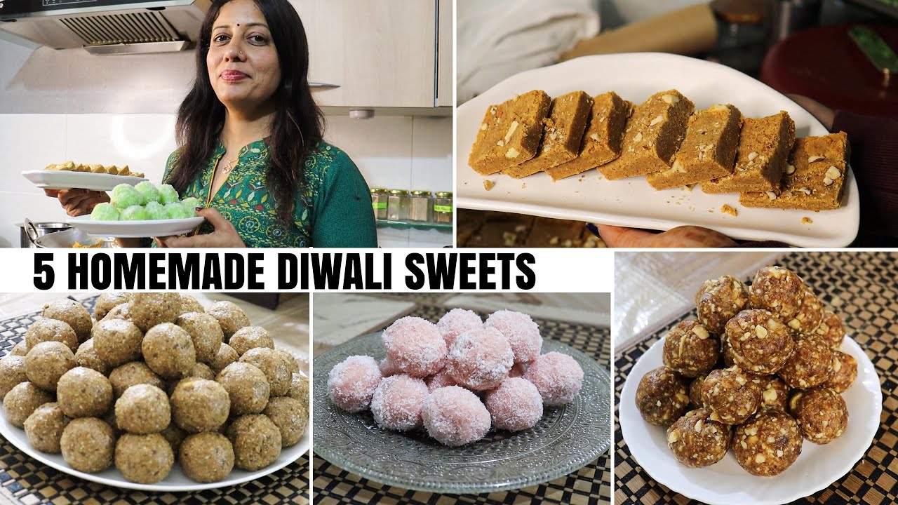 5 Diwali Sweets Recipes 😋| Happy Diwali To All 🙏🏻 | Shape Up Your Life
