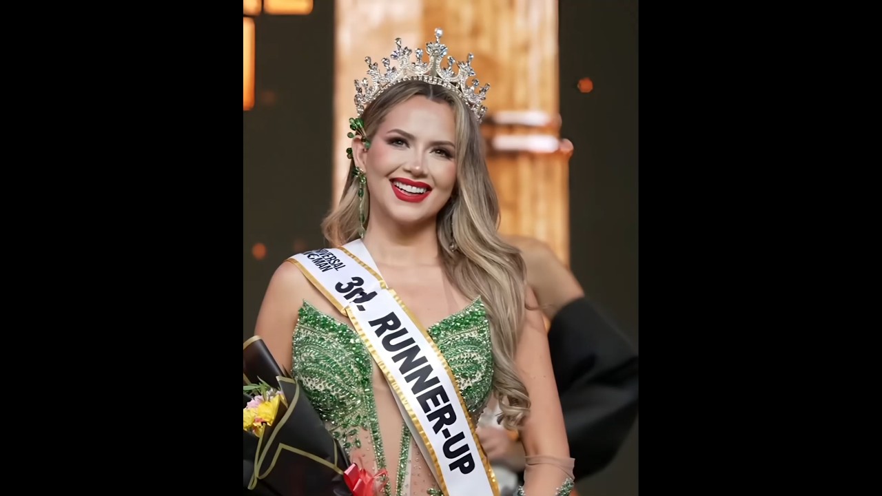 Universal Women 2025 top-5 crowning moment 👑✨ #internationalpageant #beautycontest