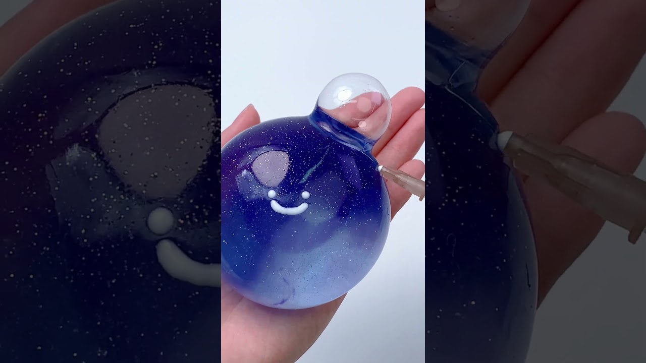 SQUISHY ASMR 🔮🔮Blue Ball #asmr #satisfying