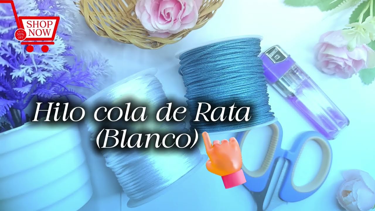 💸 ¡Gana dinero con lo que es tendencia! Pulsera Egipcia Blanca y Celeste (Tutorial Fácil)