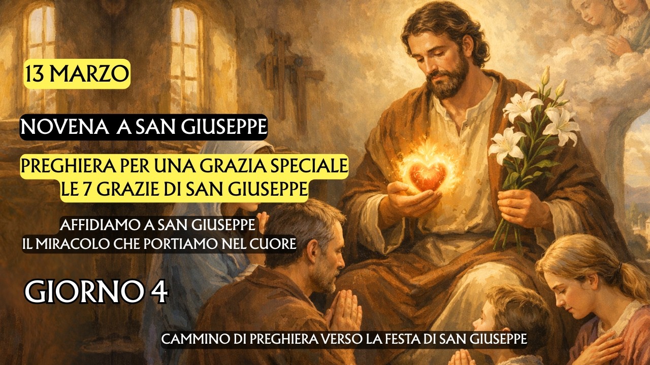 🙏NOVENA A SAN GIUSEPPE – Giorno 4 | Preghiera per una Grazia Speciale