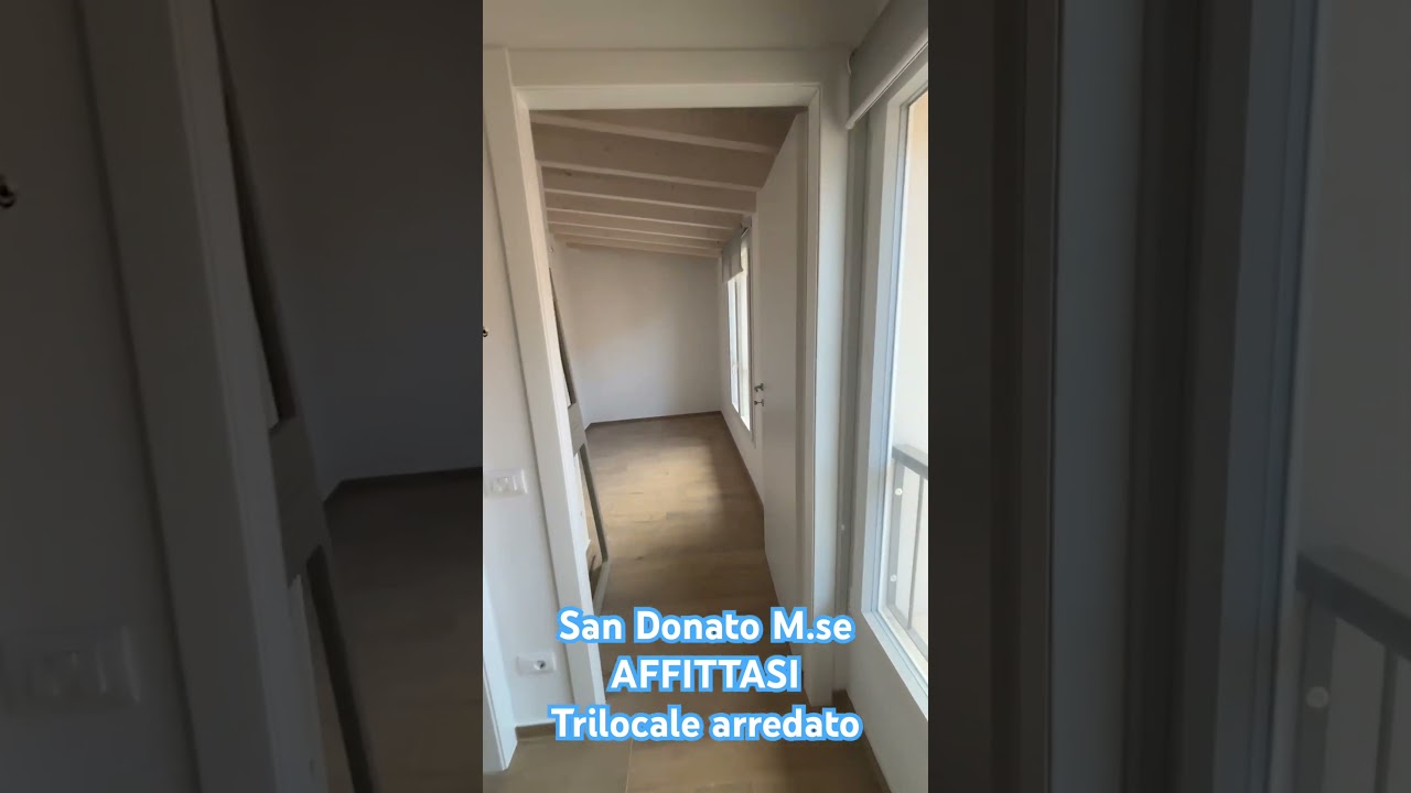 AFFITTASI trilocale arredato San Donato M.se