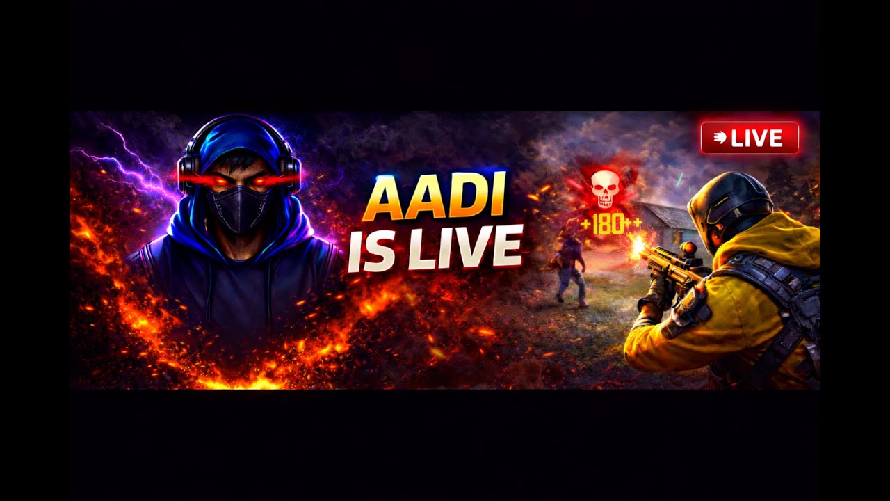 🔴 FREE FIRE LIVE 🔥 | AADI IS LIVE | MUST USE HEADPHONES 🎧
