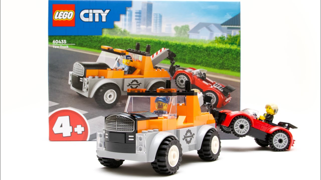 LEGO City Tow Truck and Sports Car Repair 60435 - Build