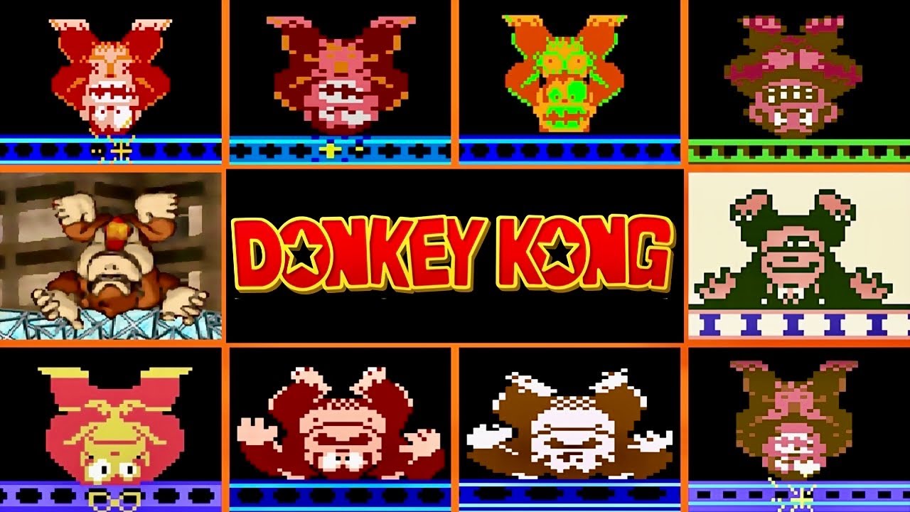 Evolution of Mario Defeating Donkey Kong in all Donkey Kong Ports - Official & Fan-Games
