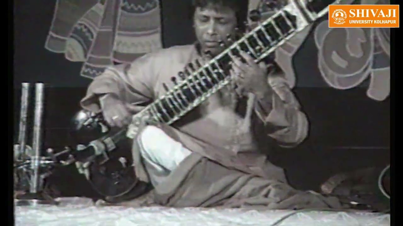 Rajarshi Shahu Mahotsav 1997 | Ustad Shahid Parvez | Raga - Rageshri | Part 1