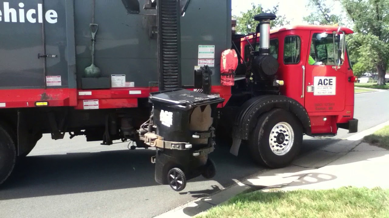 Ace Solid Waste Side-Loader Garbage Truck!!!