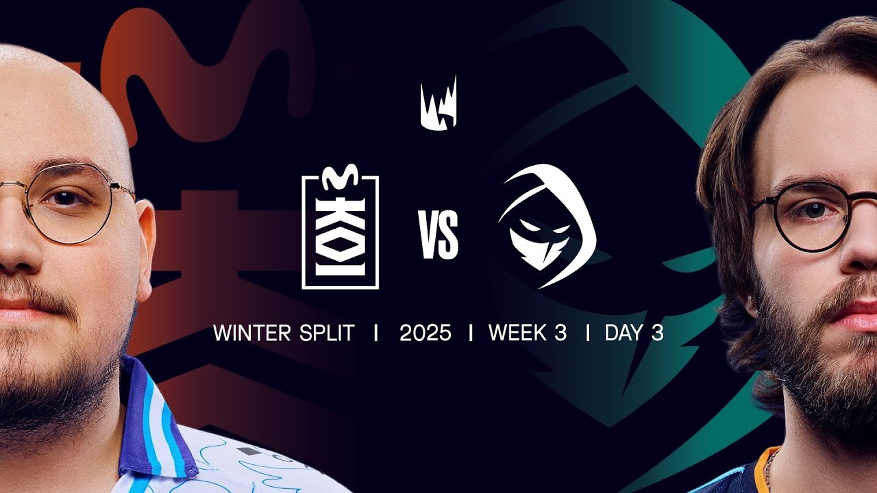 MKOI v RGE | 2025 LEC Winter | Week 3 Day 3 | Movistar KOI vs. Rogue