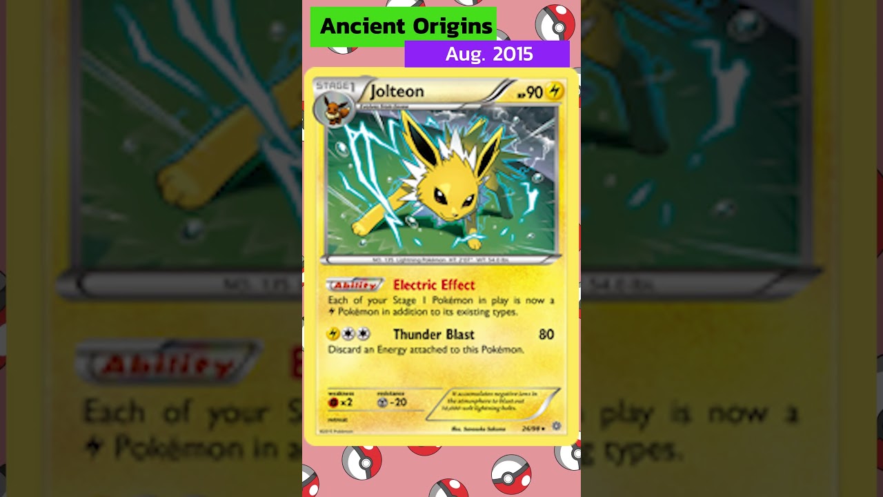 All Jolteon Cards in 60 Seconds | PokedexWiki
