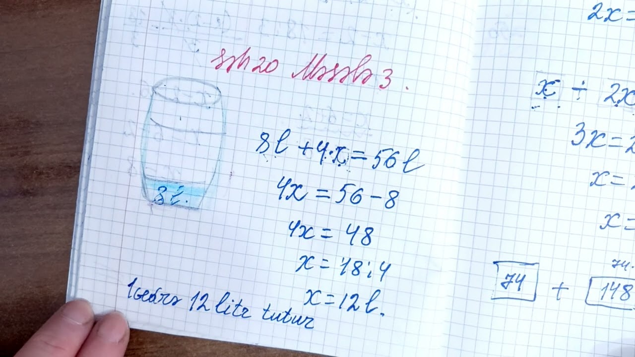 Riyaziyyat 5ci sinif 2 ci hissə səh20