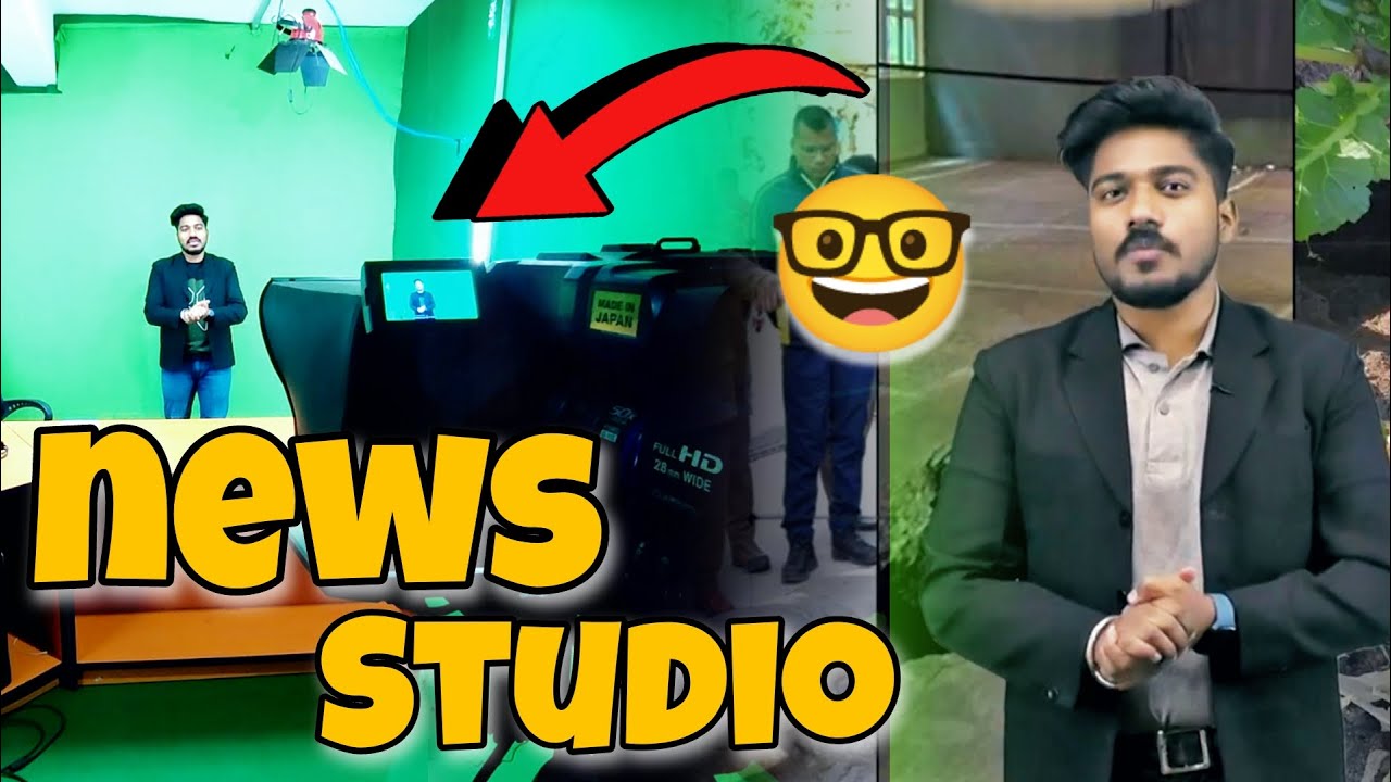 News Channel Setup Tour | News Studio | Being INDIAN Vlogger