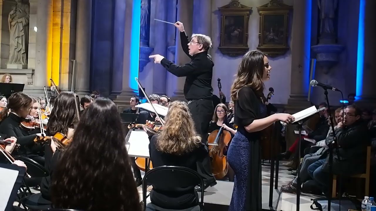 Tamara Bounazou en l'église Saint Maimboeuf de Montbéliard. Stabat Mater