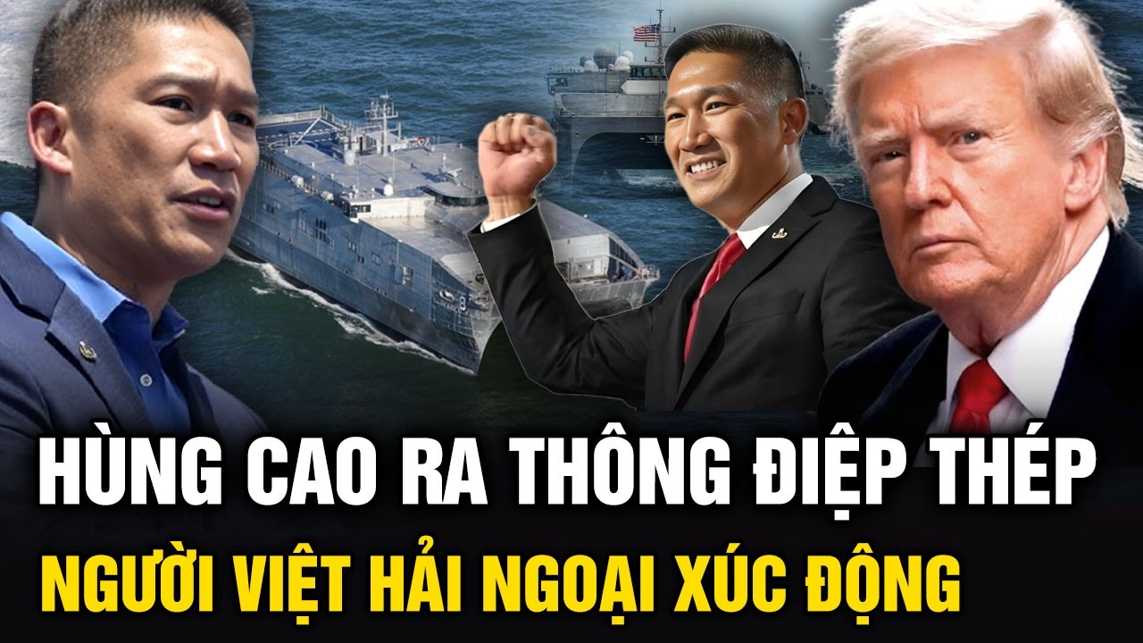 Thứ trưởng Hùng Cao ra thông điệp thép tại lễ đặt tên chiến hạm USNS Lancing | Tinh Hoa TV