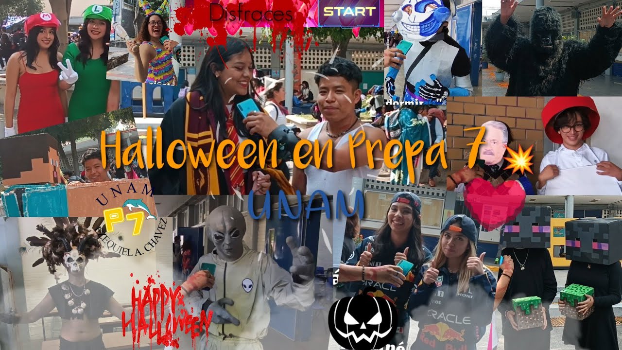 Los mejores disfraces de  Prepa 7 UNAM 🎃🧡