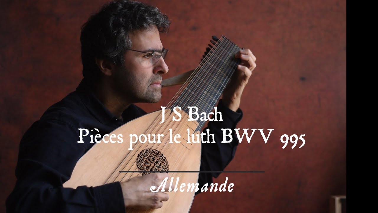 J S Bach: Suite for lute BWV 995-  Allemande (on baroque lute)
