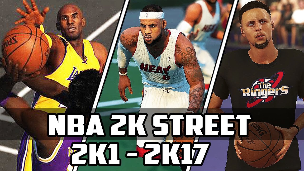 History of NBA 2K Street Blacktop - (2K1-2K17)