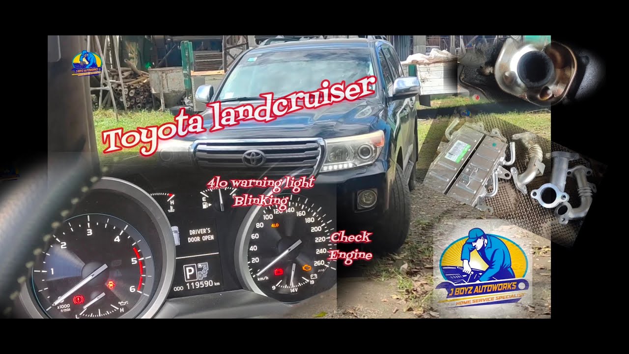 Toyota landcruiser v8 D4-D Engine || EGR cleaning