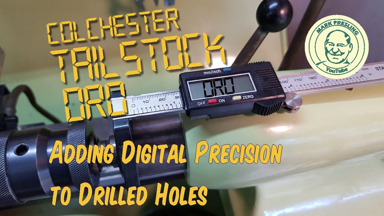How to Add a Digital Readout to a Lathe Tailstock Using a Cheap Caliper