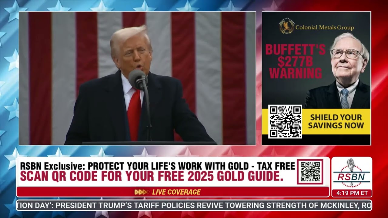FULL SPEECH: Pres. Trump Holds a Make America Wealthy Again Event and Signs Executive Orders 4/2/25