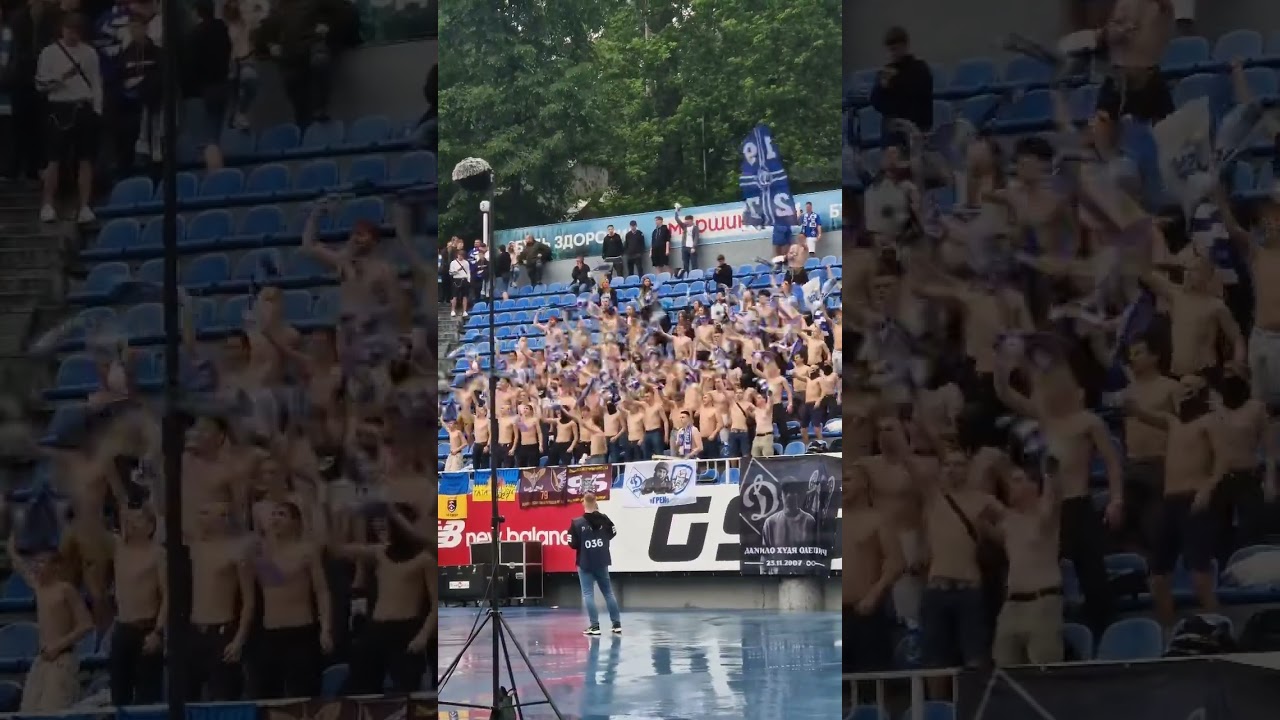 🎥🔥 Цього сезону святкують вболівальники Динамо  #динамо #ультрас