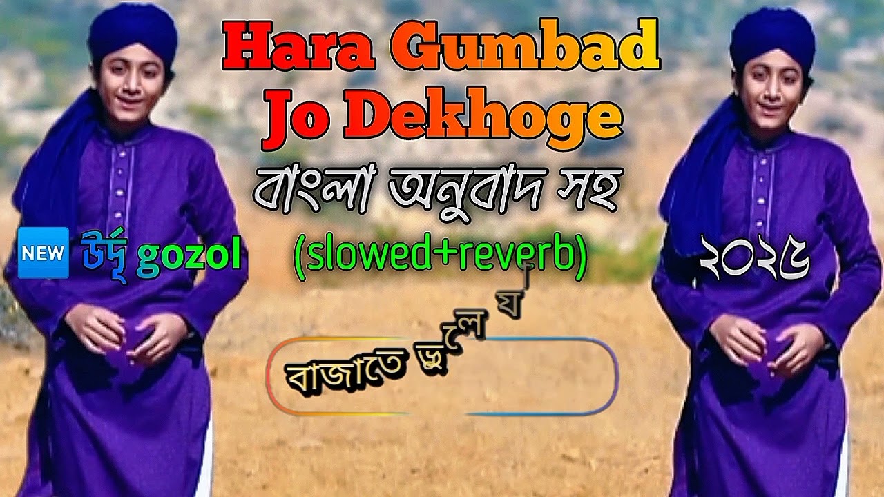 হারা গুম্বাদ যো দেখোগে, জামানা ভুল জাওগে।সম্পূর্ণ গজল বাংলা অর্থসহ ২০২৫।#newgojol#gojol #নতুনগজল২০২৫