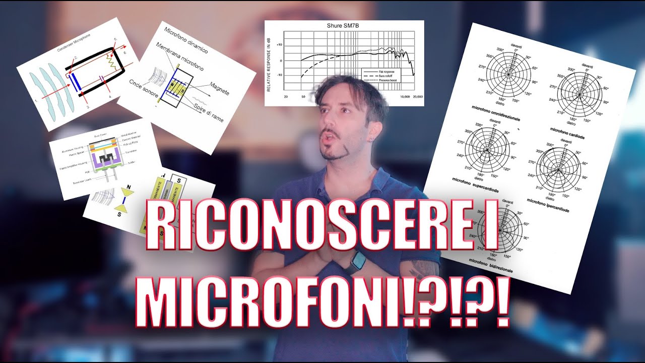 RICONOSCERE I MICROFONI - Dai Dinamici a quelli a Condensatore, Risposta in Frequenza, ecc....
