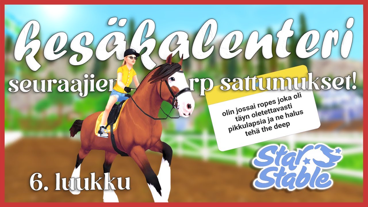 Seuraajien Sattumukset: roolipelikokemukset! | Kesäkalenteri 2024 luukku 6 | SSO Suomi