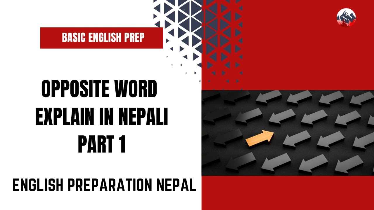 Basic Opposite Words with Nepali Translation | Basic English Word Explained | Everest Online Academy