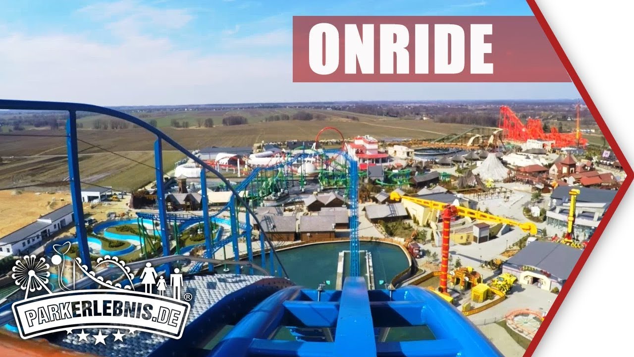 Mitfahr-Video: Energylandia Speed Water Coaster | POV OnRide | Wasserachterbahn