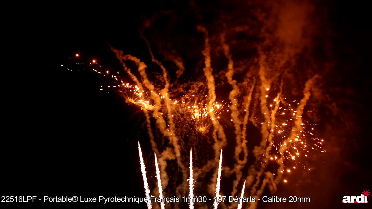 Feu d'artifice portable 