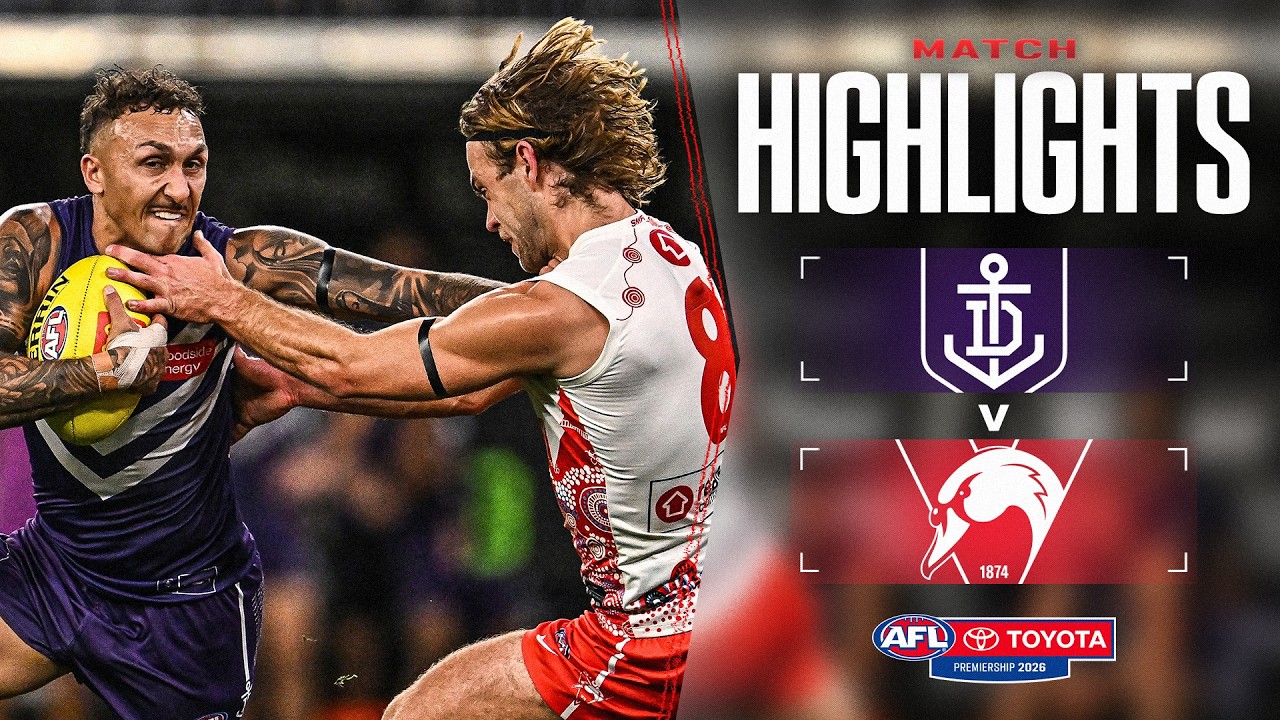 Fremantle v Sydney Swans Highlights | Round 18, 2026 | AFL