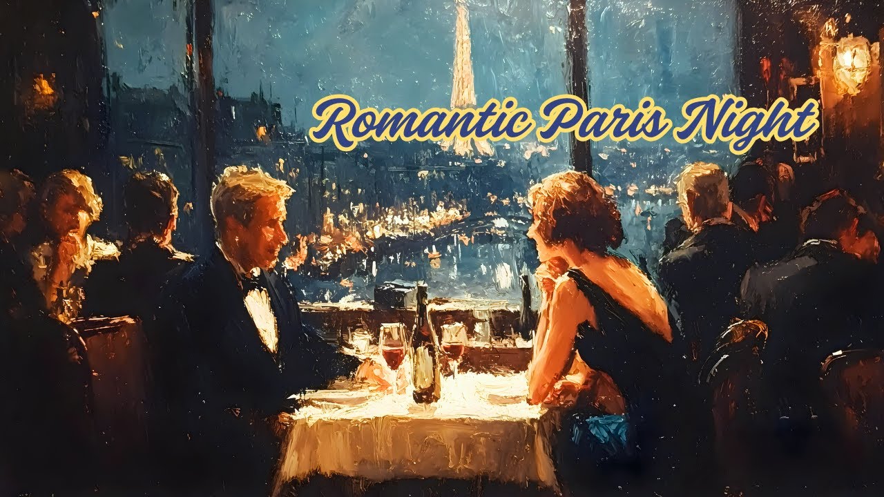 Paris Night Date 🌙 ✨French Instrumental Music Playlist | Romantic and Cozy Vibes