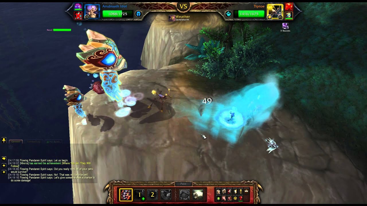 Flowing Pandaren Spirit Two Pet Win An Awfully Big Adventure