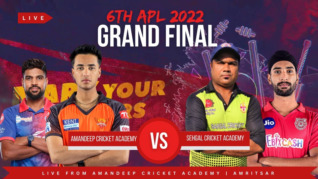 6th APL  2022 || AMANDEEP CRICKET ACADEMY vs SEHGALCRICKET ACADEMY || AMRITSAR
