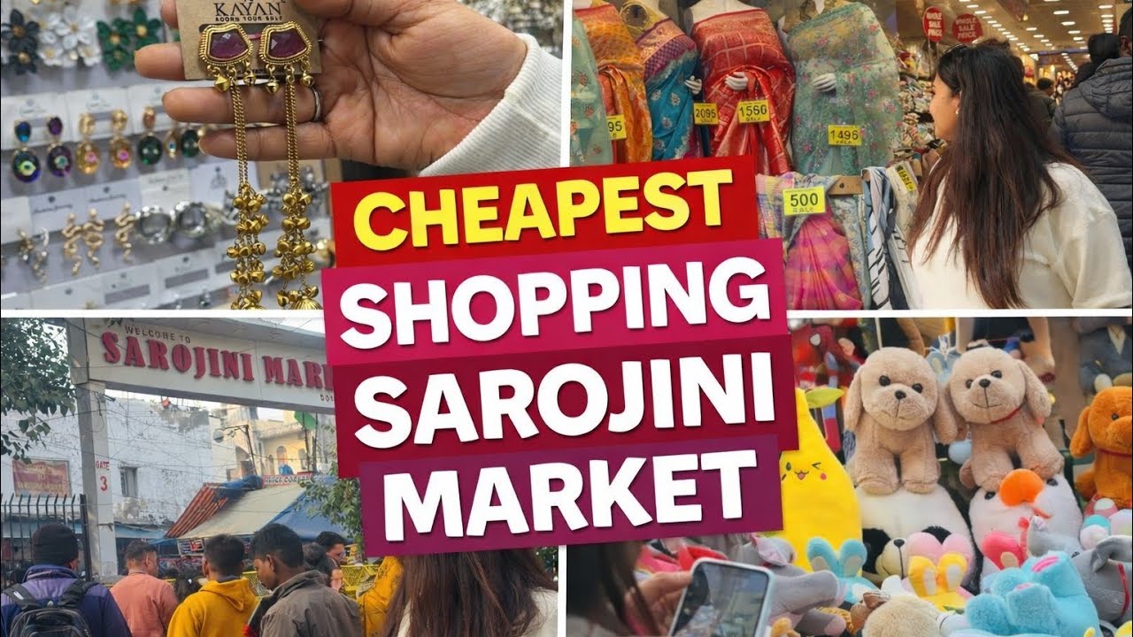 Sarojini Market Shopping 🛍️ | Cheapest Market in Delhi 😱 Full Vlog