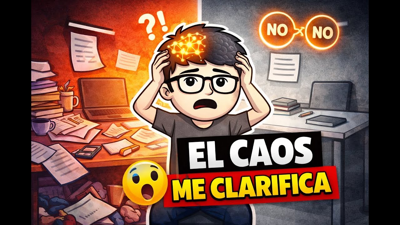 La psicología de quien solo puede trabajar en el desorden