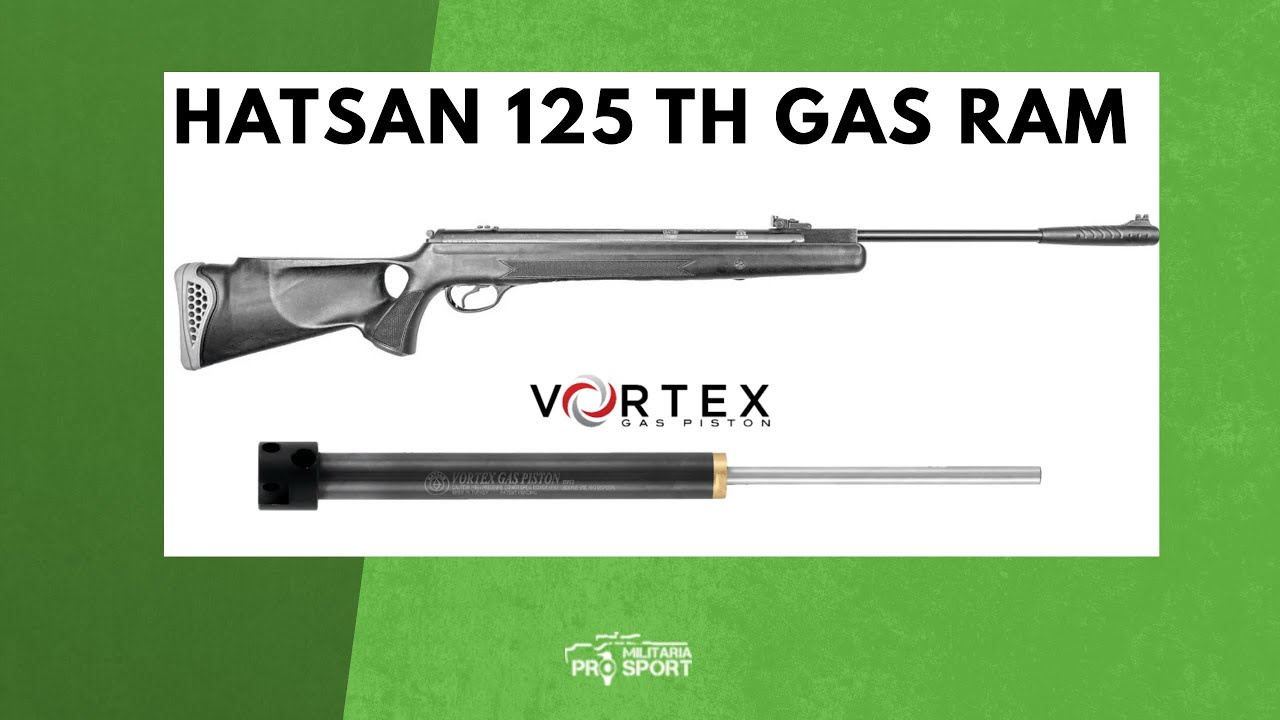 Wiatrówka HATSAN 125 TH VORTEX GAS RAM -Czy wytrzyma luneta ? Lepsza jakość Test na chrono ?