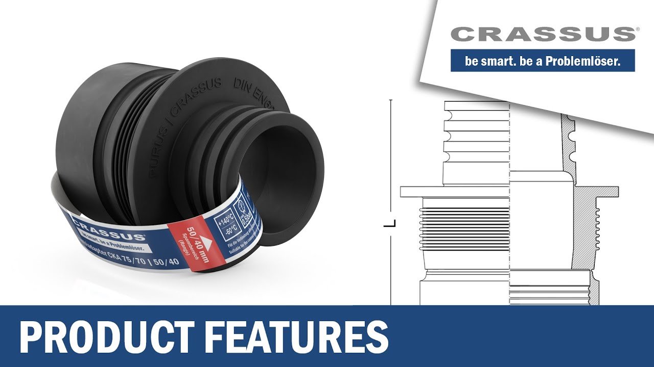▸Crassus Kombiadapter CKA 75/70 | 50/40
