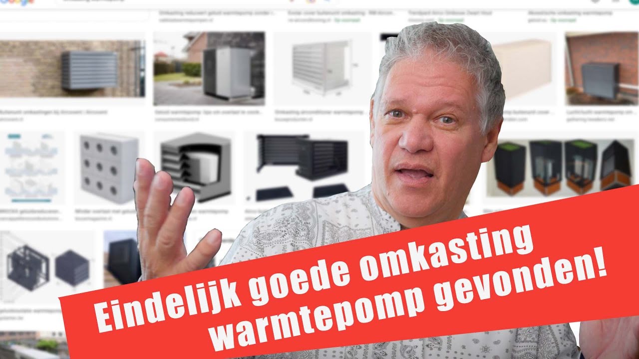 34 Eindelijk een goede omkasting voor mijn warmtepomp buiten-unit!
