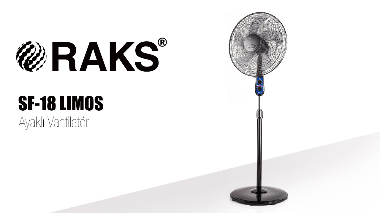 RAKS SF18LİMOS Ayaklı Vantilatör 70W Kurulum Montajı