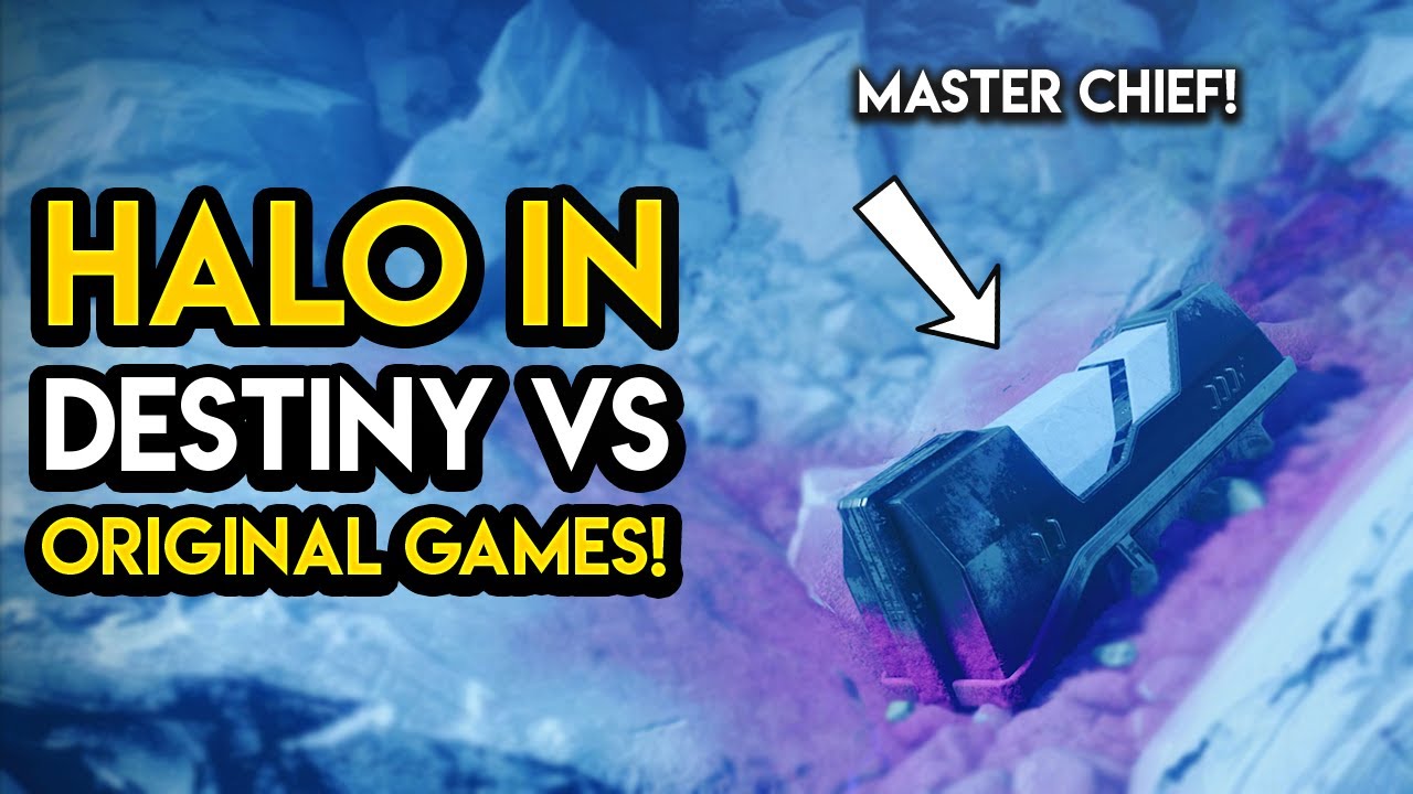 Halo In Destiny 2! Comparison Vs Original Games and All Easter Eggs You Missed!